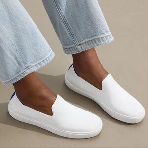 Rothy’s White Slip On Knit Washable Shoes size 8